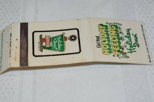 Holiday Inn Get that Holiday Feeling Itasca Illinois 20 Strike Matchbook Cover