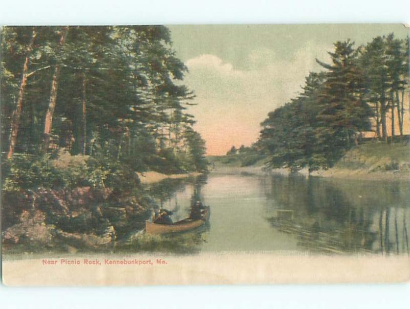 Pre-1907 NATURE SCENE Kennebunkport Maine ME AD8768