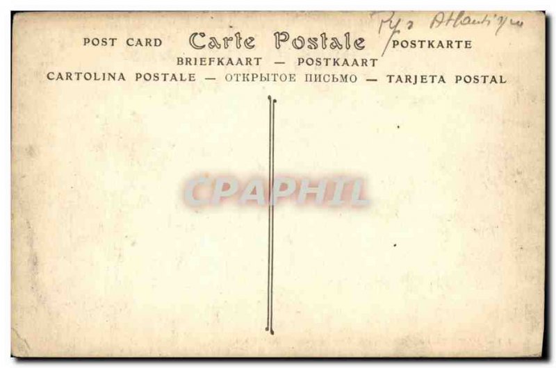 Old Postcard Pau Parc Beaumont Les Cygnes