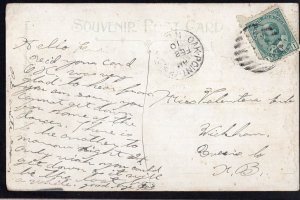 Nova Scotia YARMOUTH Willow Street Souvenir Post Card pm1910  Divided Back