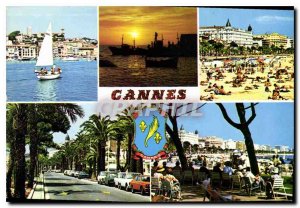 Postcard Modern French Riviera Cannes