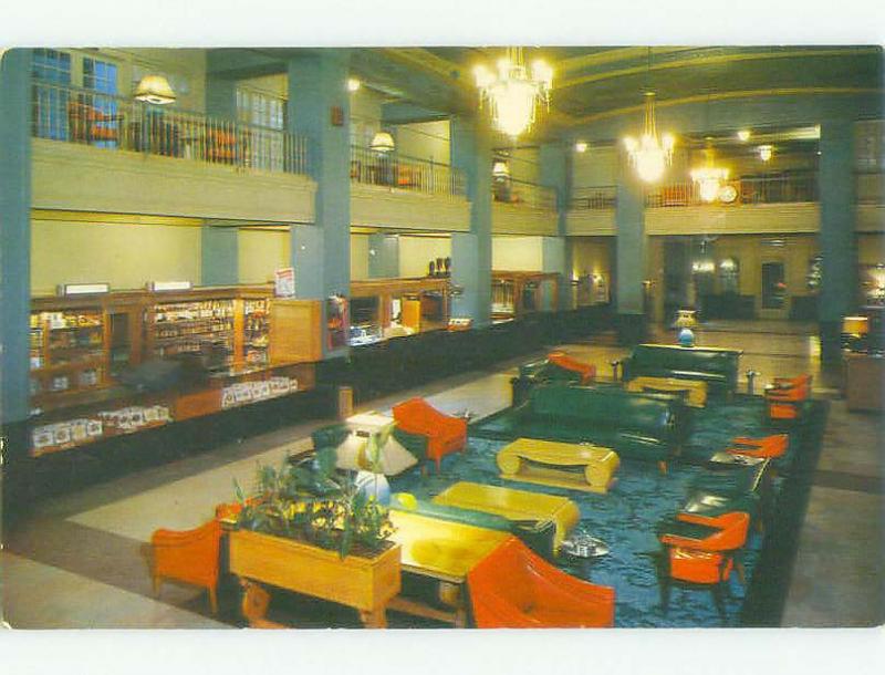 Pre-1980 MID CENTURY MODERN FURNITURE AT TEXAS HOTEL Fort Worth Texas TX hr4015