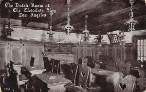 Los Angeles California The Dutch Room,At The Chocolate Shop, B/W Photo Print PC