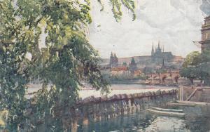 Prague Prag Czech R. Hradshin and the Minor Town