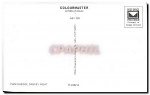 Postcard Old Cwm Rheidol Dam By Night