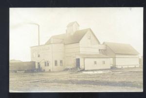 RPPC HERMAN MINNESOTA HERMAN ROLLER MILLS RAILROAD TRAIN REAL PHOTO POSTCARD