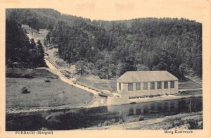 L207 Germany Forbach Murgtal Murg-Kraftwerk vintage postcard