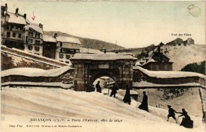 CPA BRIANCON - Porte d'Embrun, effet de neige (453741)