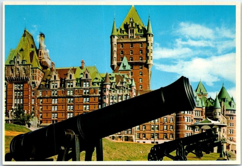 Postcard - The Chateau Frontenac on the side of the Terrace, Quebec City, Canada