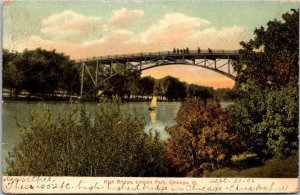 Illinois Chicago Lincoln Park High Bridge 1906