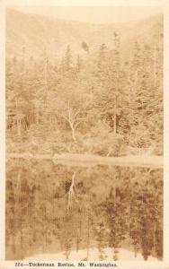 Mt Washington New Hampshire Tuckerman Ravine Real Photo Antique Postcard K97005
