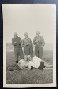 Mint Germany Real Picture Postcard RPPC Soldiers Group Photo