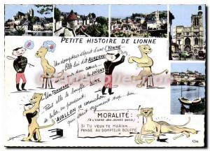 Modern Postcard Avallon this pickle Short History Lioness tamer bouff