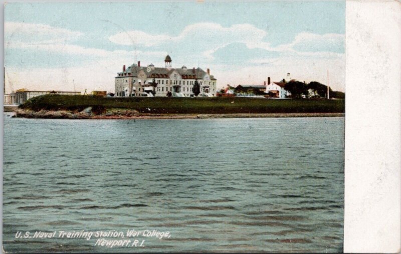 Newport Rhode Island US Naval Training Station War College Leighton Postcard H44