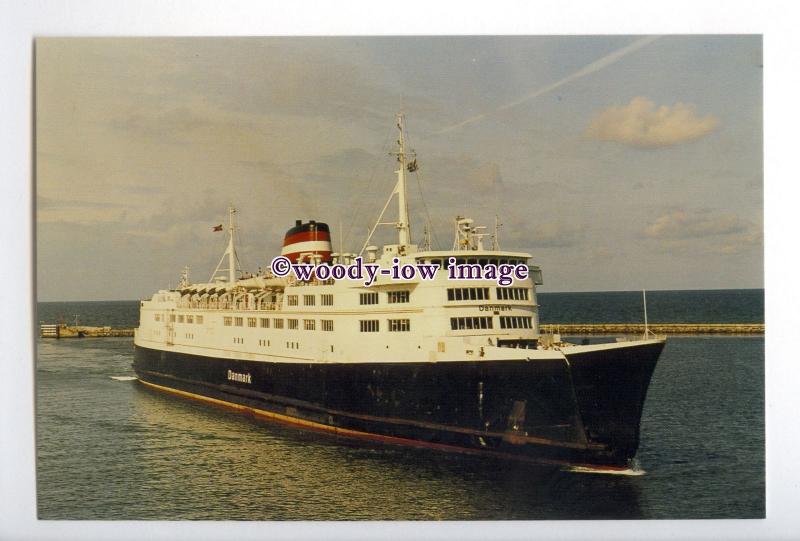 SIM0046 - Danish Ferry - Danmark , built 1968 - postcard