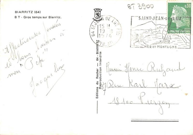 BT3900 Biarritz Gros temps        France