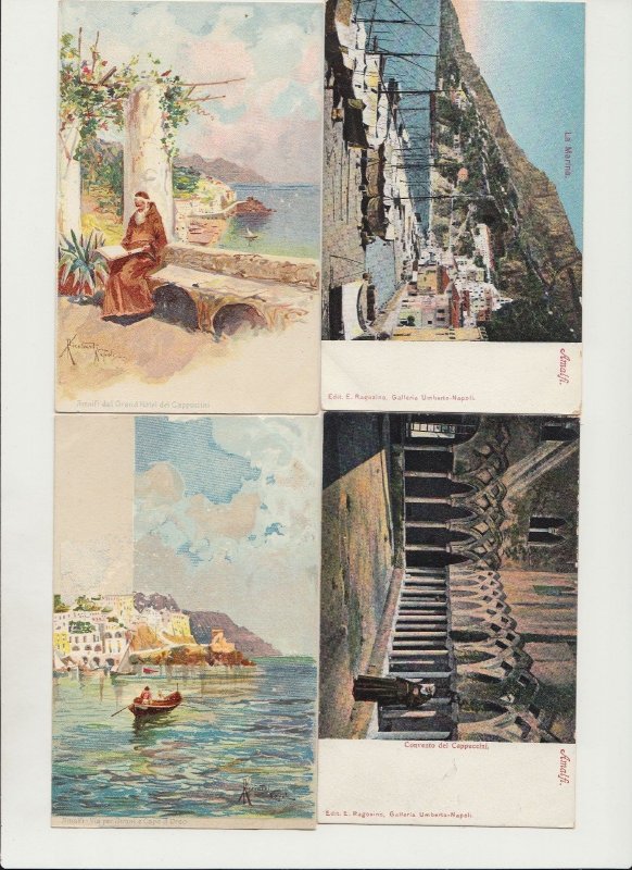 AMALFI ITALY 15 Vintage Postcards mostly pre-1920 (L5609)