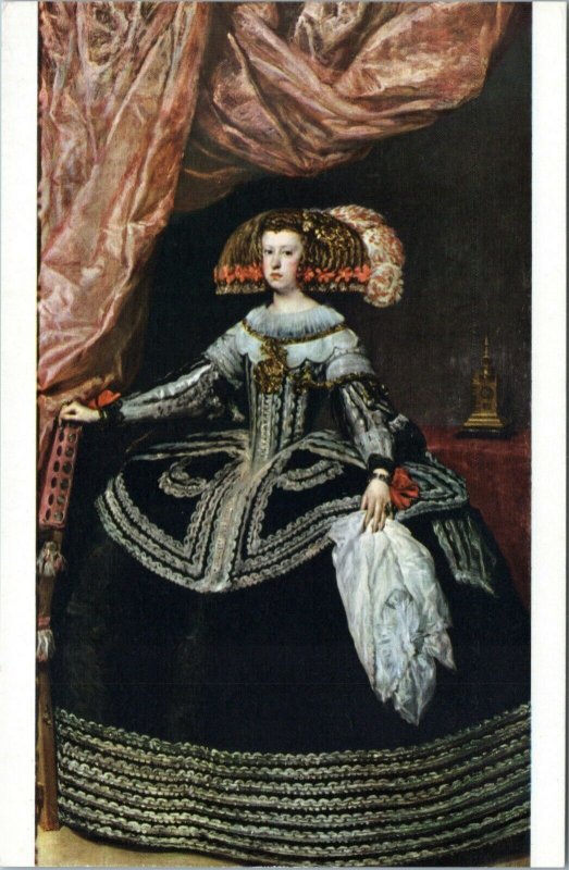 postcard art - Diego Velazquez - Queen Marian of Austria