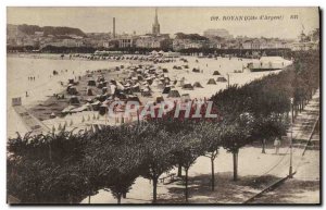 Old Postcard Royan The Beach and the City