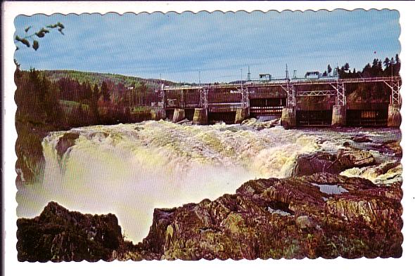 Power Dam and Falls, Grand Falls, New Brunswick, 