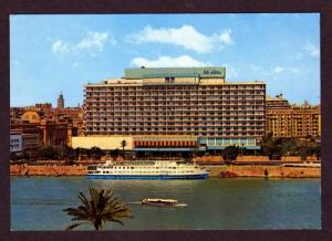 UAR Nile Hilton Hotel Isis CAIRO Kairo EGYPT Postcard Carte Postale