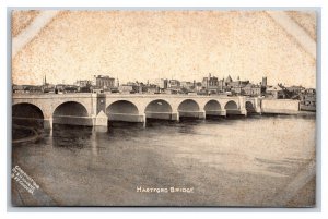 Hartford Bridge Hartford Connecticut CT UNP Havens & Chudoba DB Postcard D19