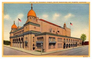 Postcard BUILDING SCENE Los Angeles California CA AT7532