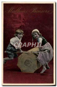 Old Postcard Fantasy Children