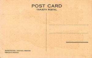 OAXACA MEXICO~ZAPOTECSS~ARTIST DRAWN POSTCARD