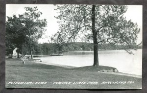 dc156 - ANGOLA Indiana 1950s Pokagon State Park Real Photo Postcard