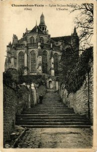 CPA Chaumont-en-Vexin - Eglise St-Jean-Baptieste - L'Escalier (1032379)