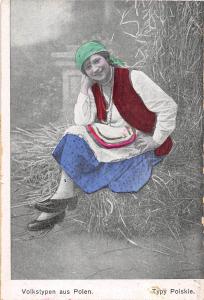 B8866e Poland National Folk Woman Volkstypen aus Polen Typy Polskie