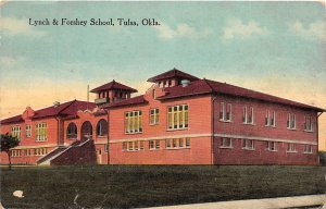 J25/ Tulsa Oklahoma Postcard c1910 Lynch & Forshey School  291