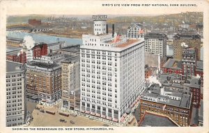 Bird's Eye View from First National Bank Building Pittsburgh, Pennsylvania PA s 