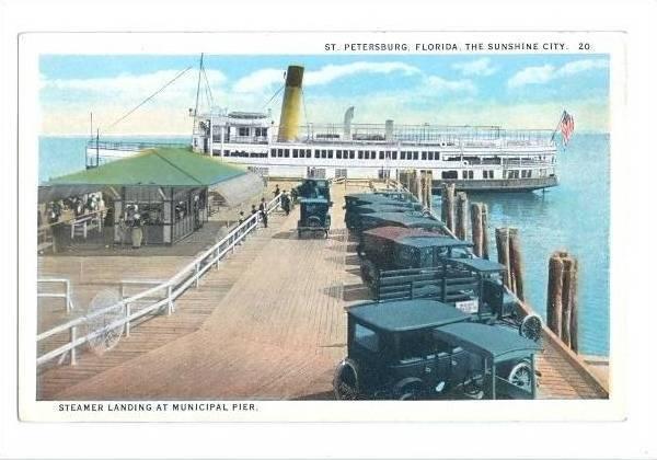 LP128 Municipal Pier Steamer St Petersburg Florida PC