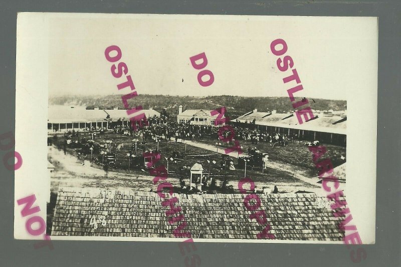 Fort Snelling MINNESOTA RPPC 1911 1860 FIRST STATE FAIR Interior BROMLEY #48