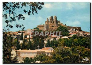 Modern Postcard La Cote des Maures Grimaud (Var) The ruins of the castle