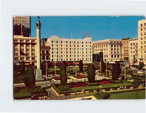 Postcard Hotel Plaza San Francisco California USA