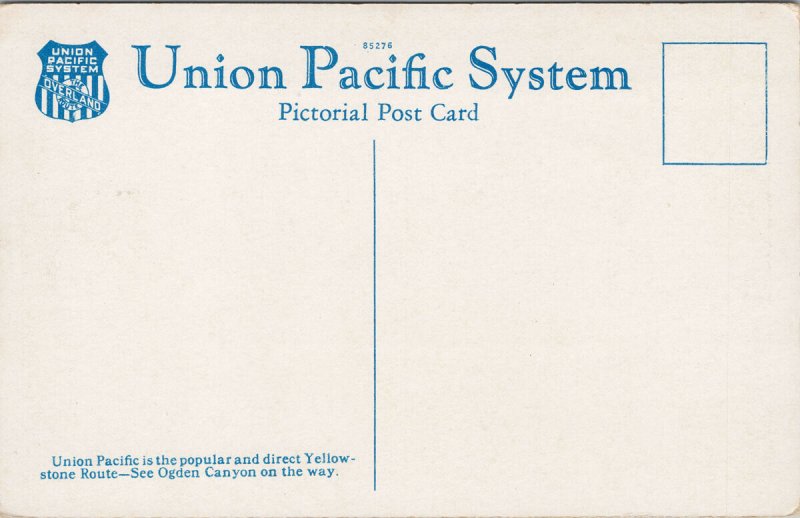 Ogden UT The Hermitage Ogden Canyon Unused Union Pacific System Postcard G23