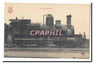 The locomotives Old Postcard CCSM's Express train machine series 111 400 (tra...