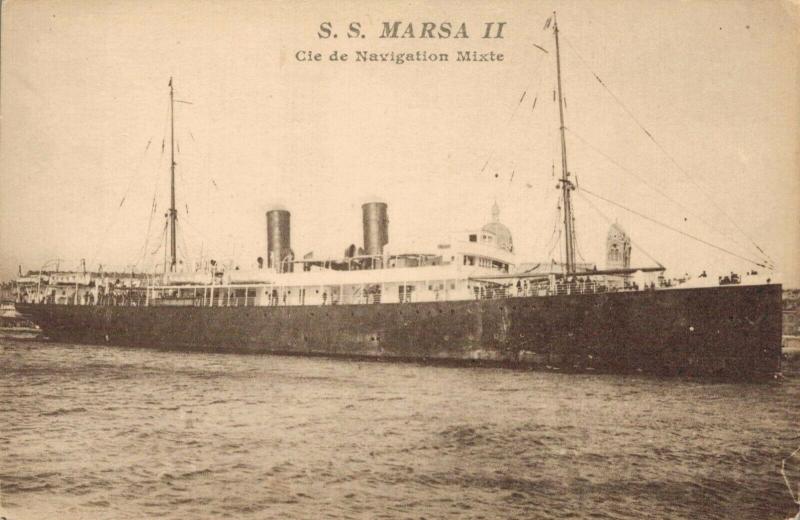 S. S. Marsa II Cie de Navigation Mixte Ship Nautica 02.59