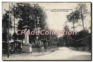 Postcard Old Camp De Rond Point Souges I'Horloge