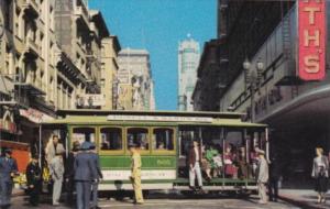 California San Francisco Cable Car On Turntable