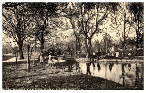 Iowa  Davenport Central park, Rustic Bridge