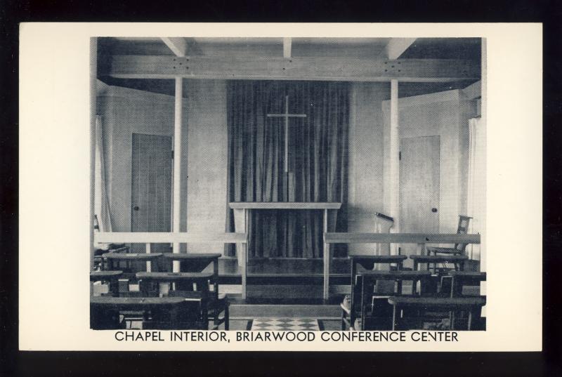 Monument Beach, Mass/MA Postcard, Briarwood Conference Center, Chapel Interior