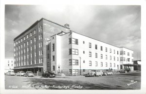 RPPC Postcard Westaward Hotel Anchorage Alaska Robinson Photo R 526