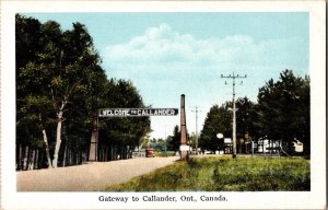 Postcard Callander, Canada, Gateway Home of the Dionne Quintuplets JQ1