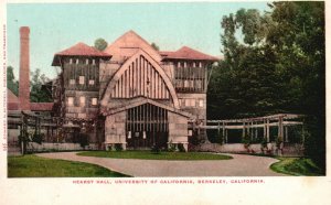 Vintage Postcard 1900's Hearst Hall University of California Berkeley California