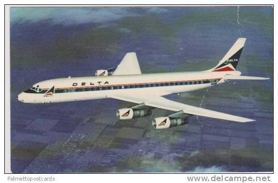 DELTA Airlines Douglas DC-8 FANJET in Flight