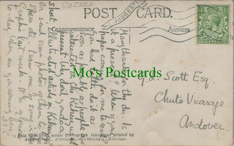 Genealogy Postcard - Scott - Chute Vicarage, Andover, Hampshire RF8741